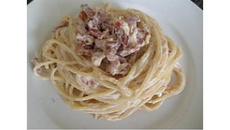 Carbonara cottage cheese