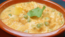 Cuisine indienne Matar paneer
