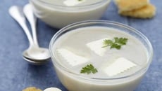 Velouté de cœur d'artichauts au Caprice des Anges