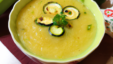 Veloute courgettes du jardin