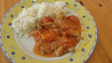 Filet mignon au lait de coco