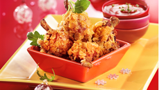 CoQ'Ailes Nature panés à l'anglaise, accompagnés d'une sauce ketchup maison