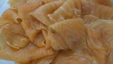 Saumon fumé sur pain d'épice