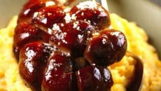 Rognons de génisse caramélisés et purée à la fourchette