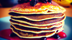 Pancakes aux fruits rouges !
