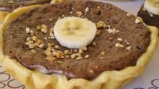 Tartelettes bananes et choco pralin