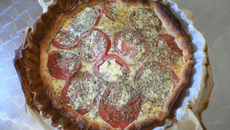 Tarte rapide thon, tomate et moutarde