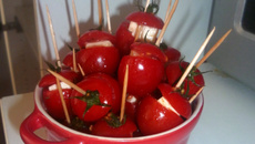 Tomates cerises farcies à la féta