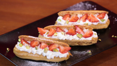 Éclairs Fraise chantilly au Companion