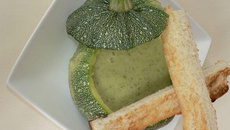 Soupe courgette et bleu