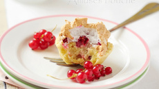 Mini tourte meringuée aux groseilles