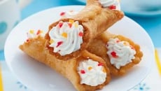 Cannoli crème et fruits confits