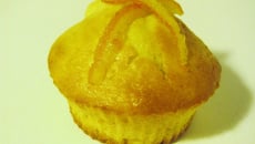 Muffin aux suprêmes d'orange et ses zestes confits
