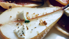 Poires au chèvre