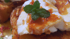 Pain perdu à la mozzarella