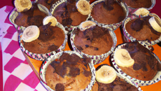Muffins choco-banane