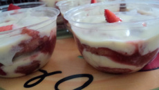 Tiramisu rafraîchissant aux fraises