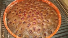 Gâteau chocolat marrons et griottes Thermomix