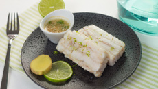 Pressé de raie citron vert et gingembre