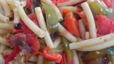 Macaronis aux poivrons