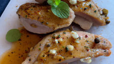 Porc thym, muscat et miel