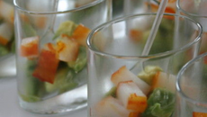 Sweet chili verrine à l'avocat