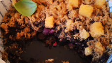 Crumble de boudin noir minute