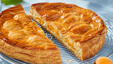 Galette aux abricots