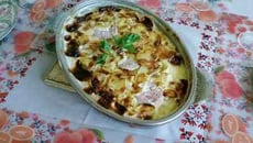 Saucisson de Lyon en gratin