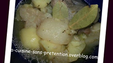 Manchons de canard aux navets