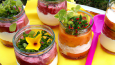 Verrines d'été minute