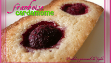 Financiers aux framboises et à la cardamome