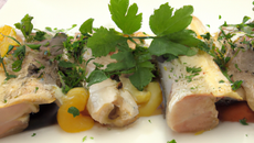 Assiettes d'hiver aux poissons fumés