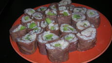 Makis sucrés maison
