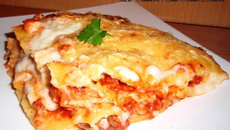 Lasagnes à la bolognaise fait maison