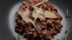 Risotto à la salade de trévisse