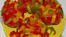 Poivrons-Chaudrons colorés