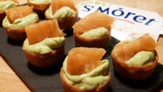 Croustades avocat saumon