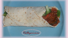 Fajitas à la viande de bœuf et poivrons