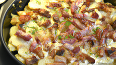 Tartiflette gourmande à la crème épaisse