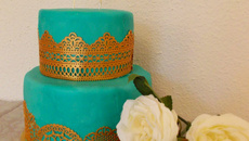 Layer cake rhum ananas citron vert