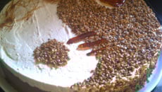 Entremet chocolat caramel