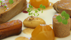 Pépites de foie gras et poêlée campagnarde