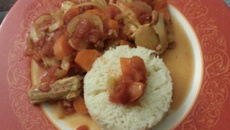 Roussette ou saumonette à la provençale