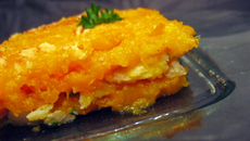 Gratin Longévité de patates douces et perche du Nil