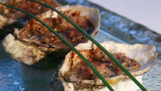 Huîtres Arcachon Cap ferret au beurre de radis roses