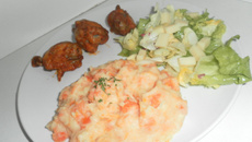 Purée pomme de terre, carottes