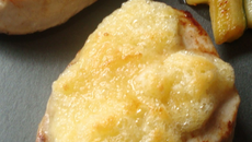 Noisettes de filet mignon de veau gratinées