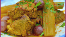 Tajine d'agneau aux cardons