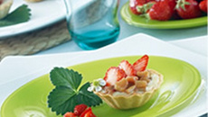 Tartelettes fraises-rhubarbe